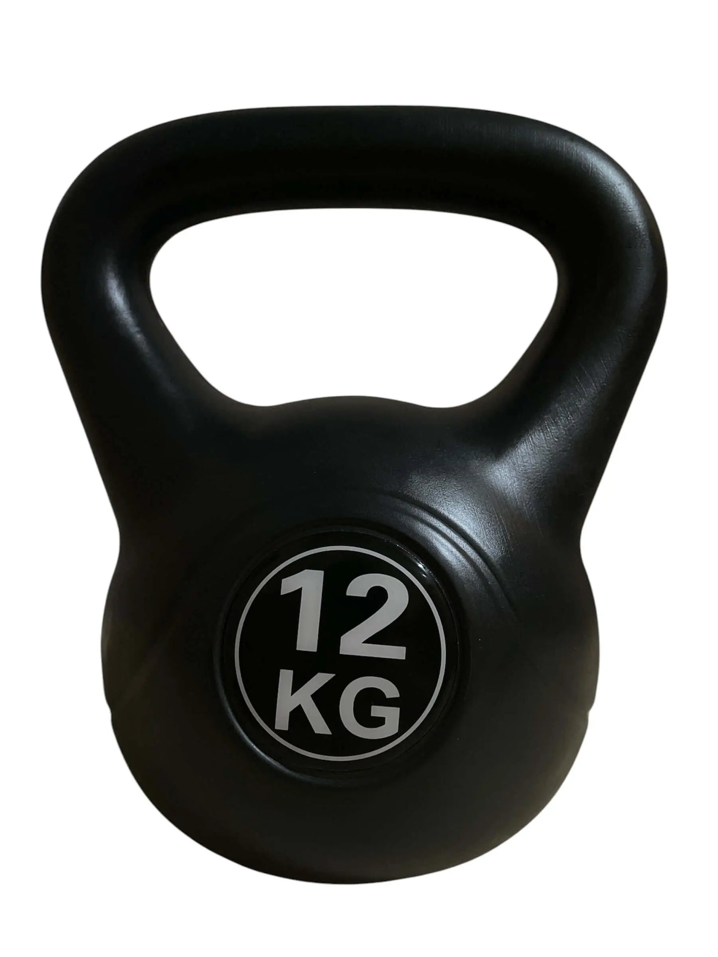 12kg zwarte kettlebell van jim24